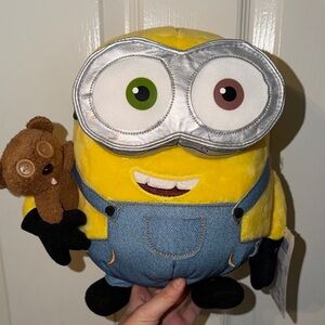 universal Studio Despicable Me Minion Mayhem with teddy bear